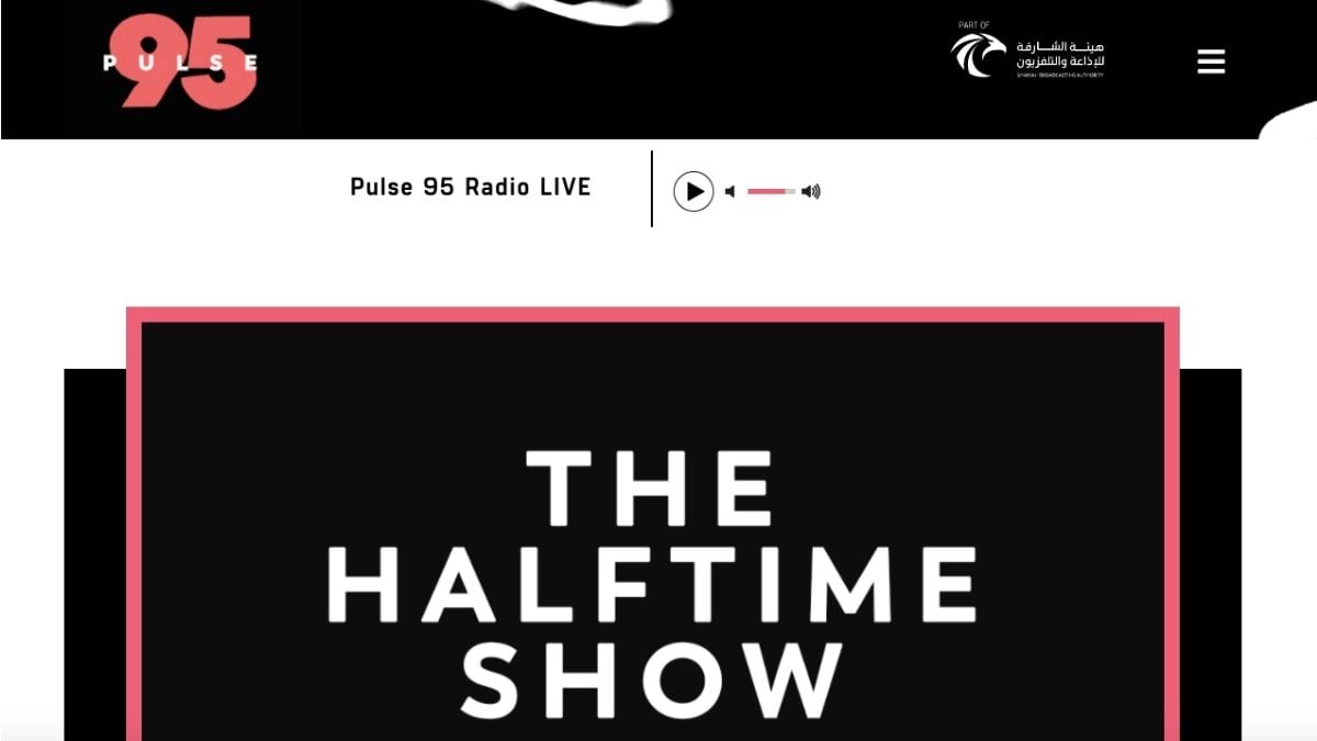 the halftime show uae sports radio show website