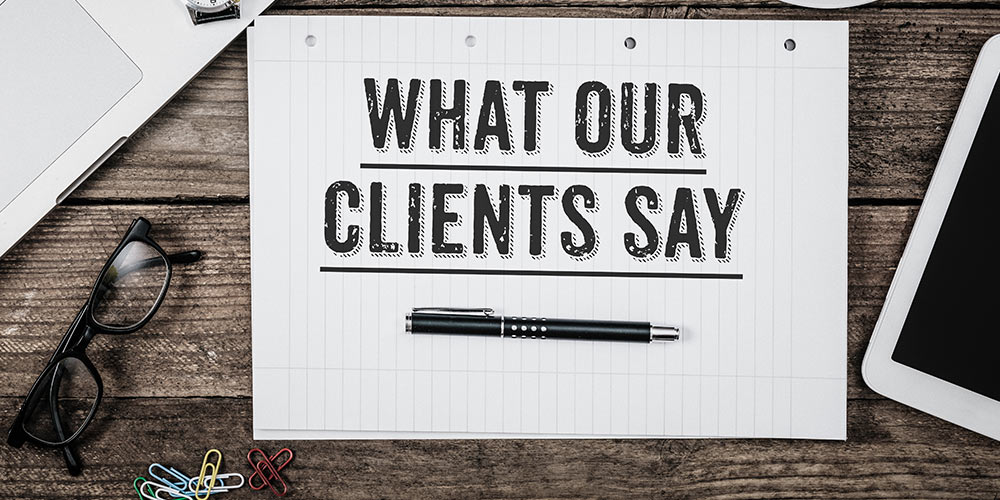 testimonials from clients